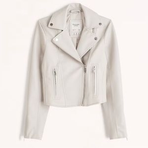 ABERCROMBIE VEGAN LEATHER MOTO JACKET